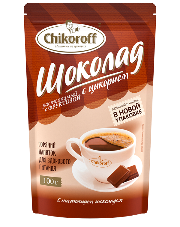 Цикорий шоколадный Chikoroff® 100г (doy pack)